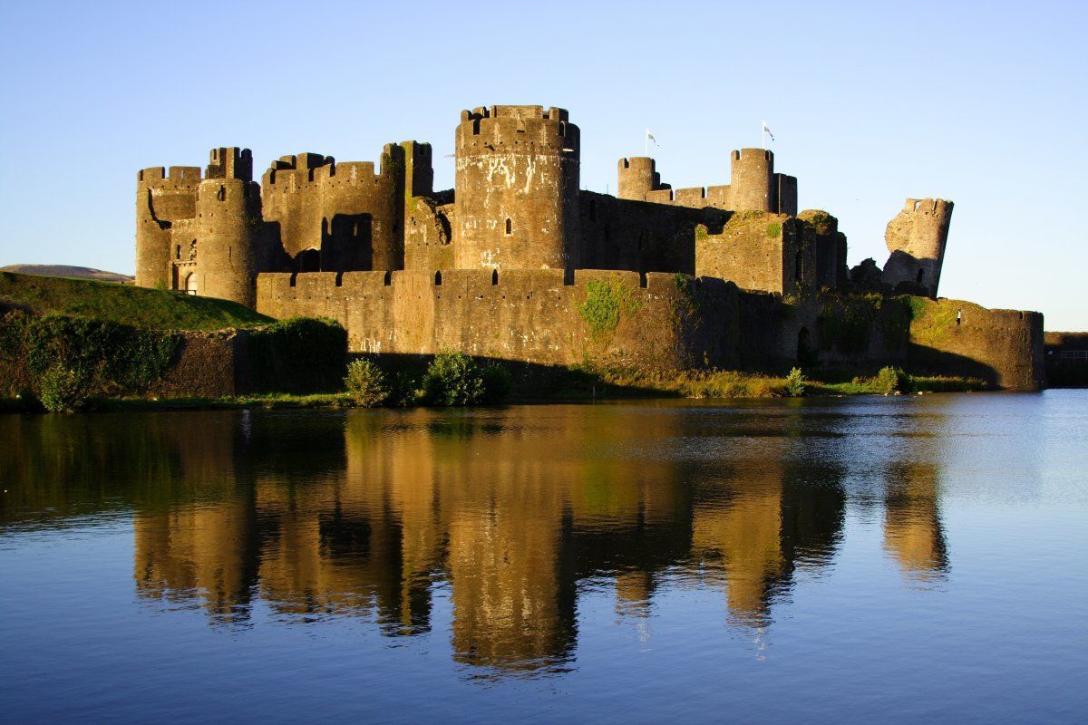 Caerphilly Castle, Wales