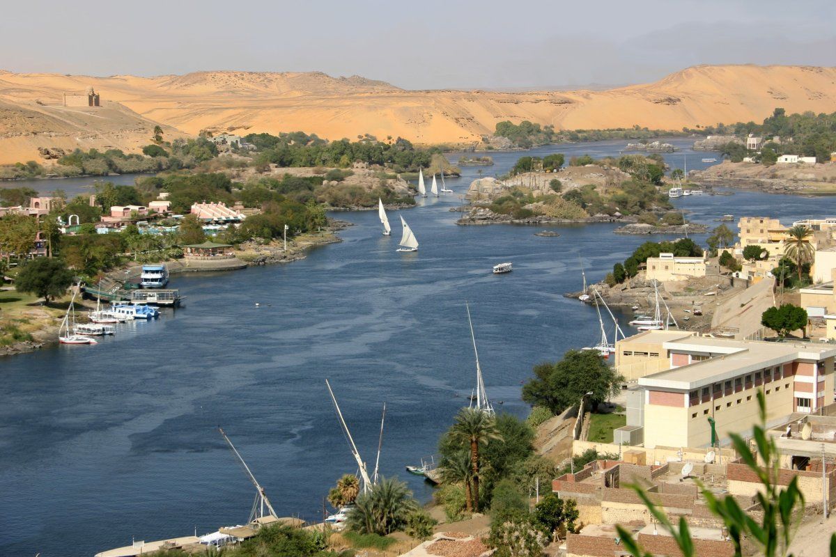 Felucca on the Nile, Egypt