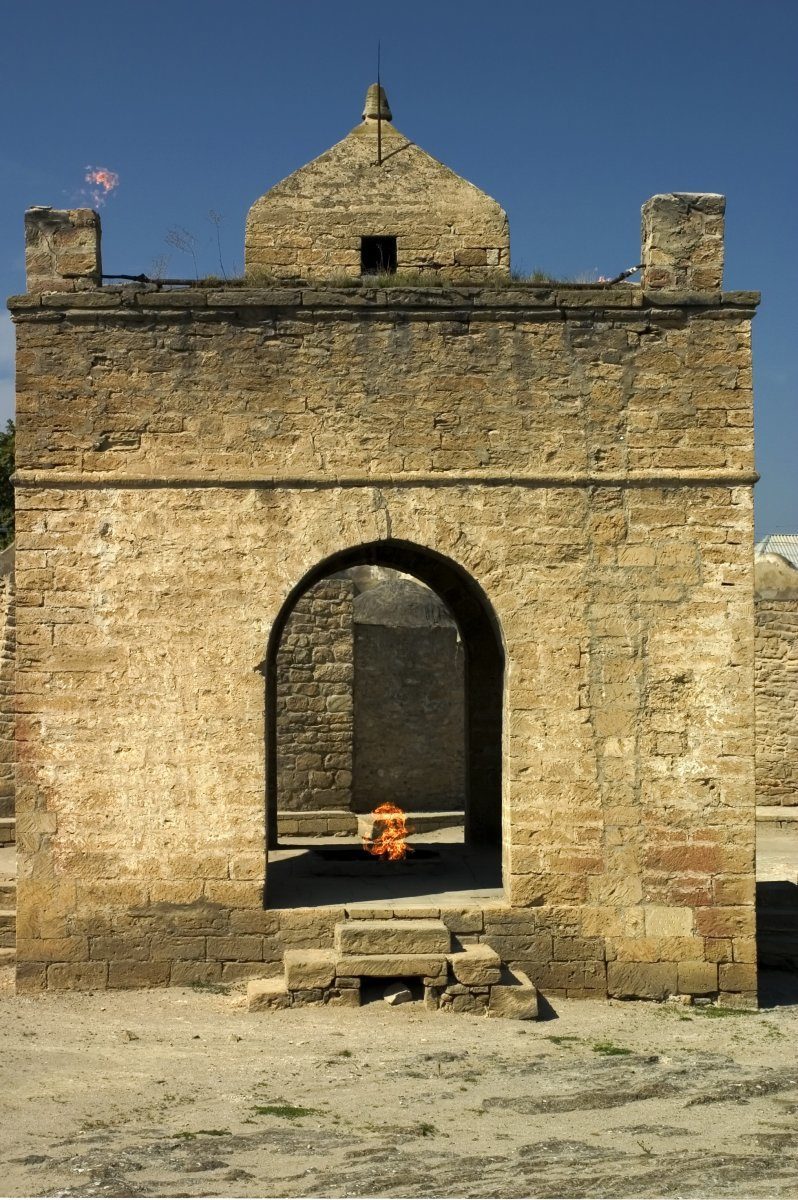 Eternal Flame at Fire Temple, Azerbaijan