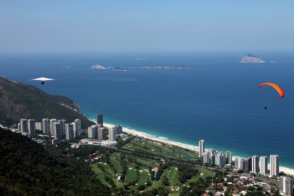 Hang gliding and paragliding in Rio