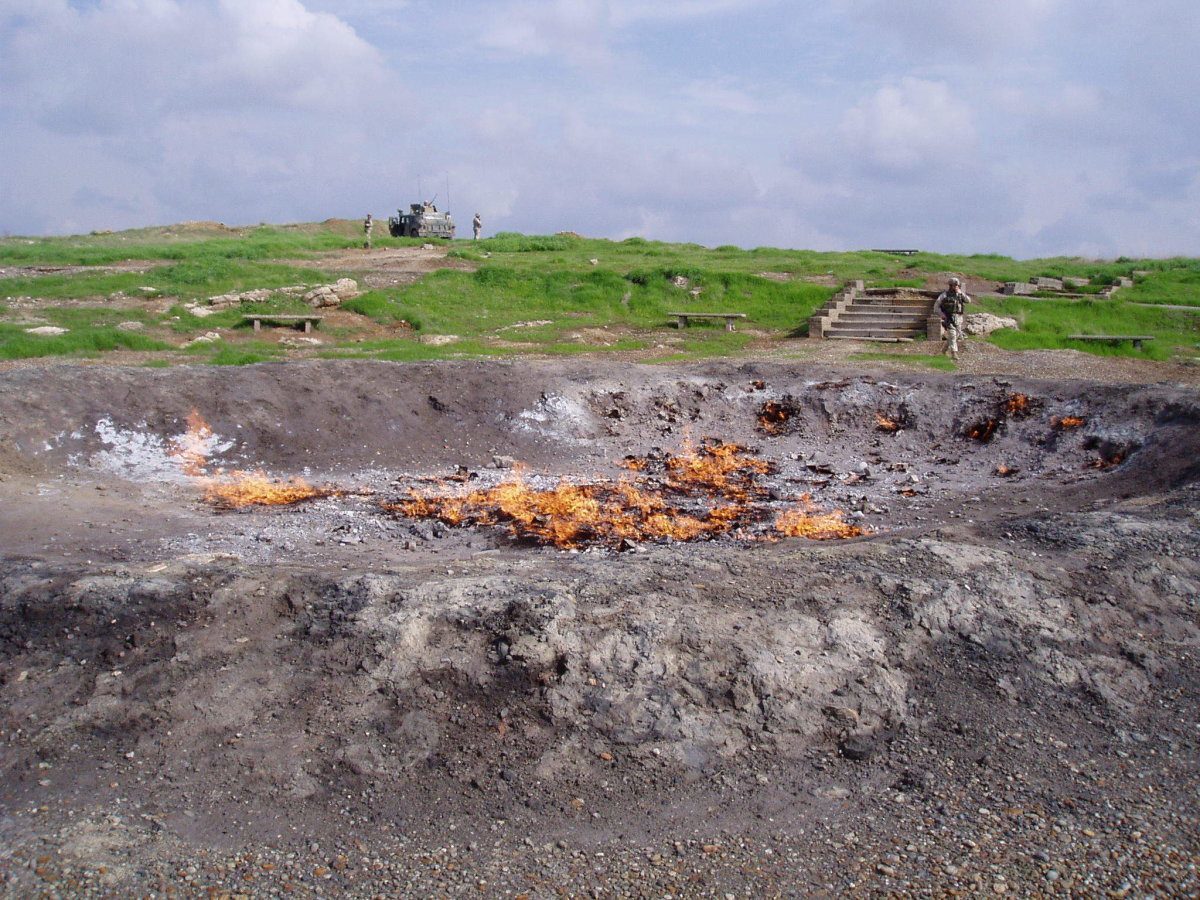 Eternal Flames of Baba Gurgur, Iraq