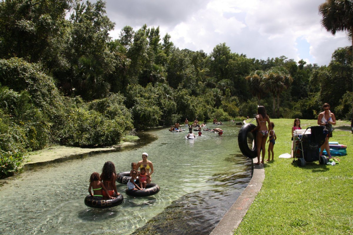 Tubing in Kelly Park