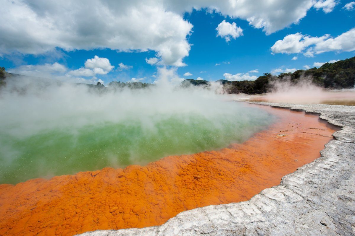 Steam Pool Wai-O-Tapu Rotorua New Zealand