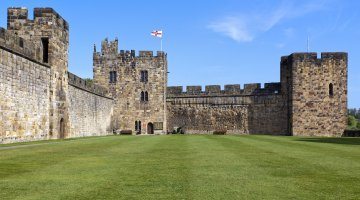 Alnwick Castle, Harry Potter destination for Hogwart's quidditch pitch