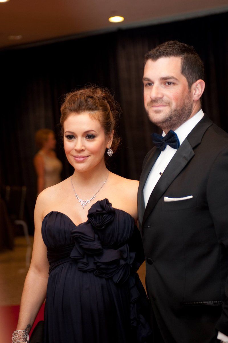 Alyssa Milano and husband David