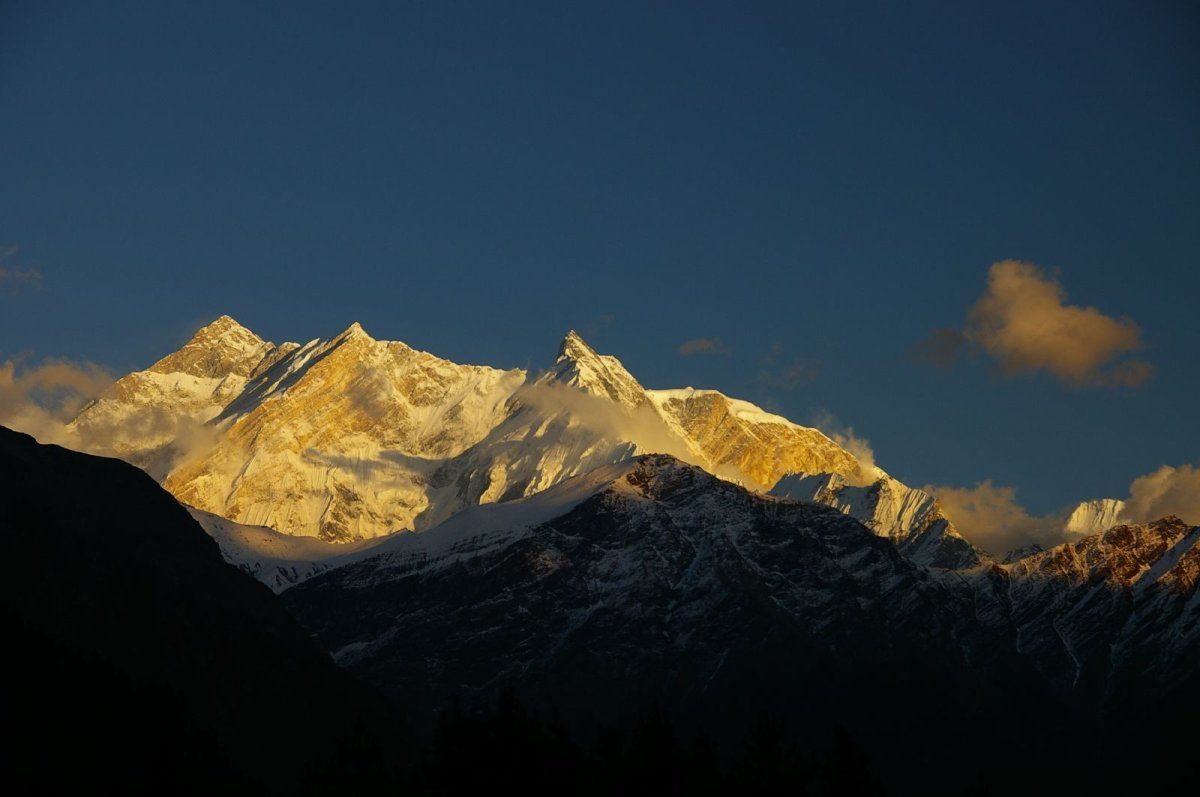 Annapurna at dusk