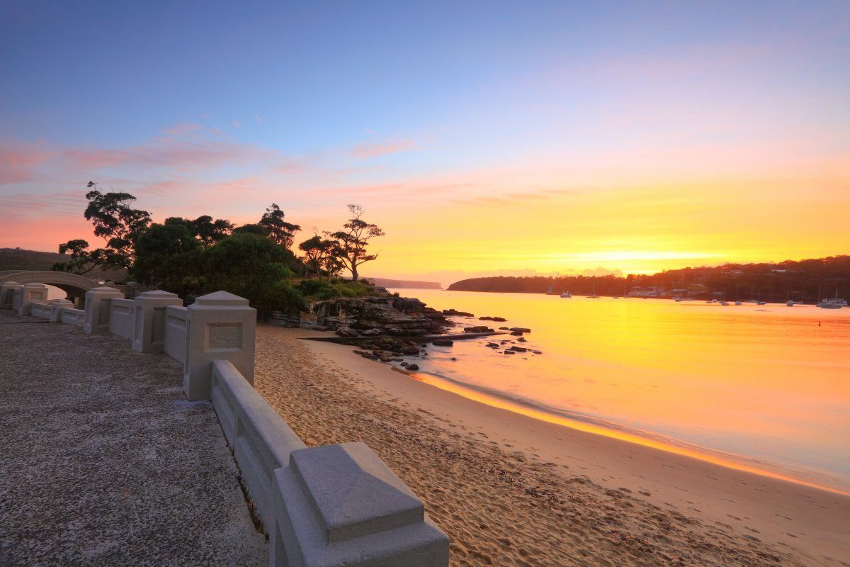Balmoral Beach at dusk, Sydney