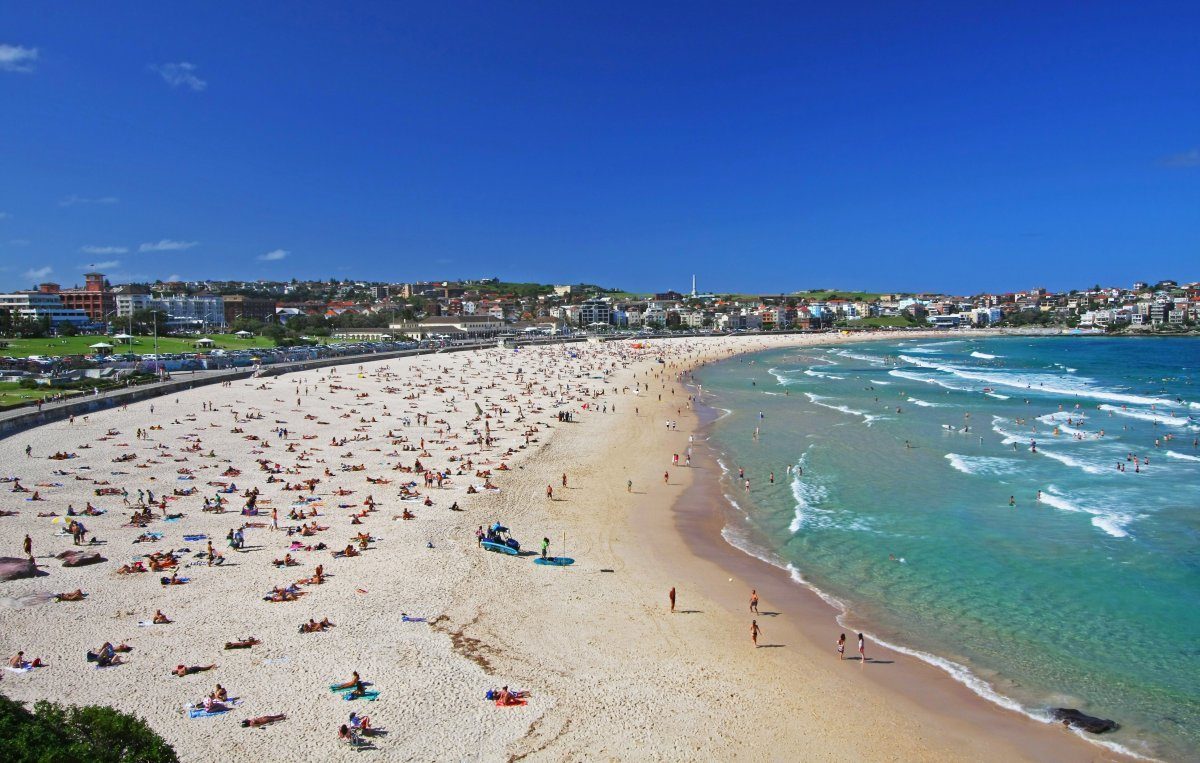 Bondi Beach, one of the busiest hotspots in Sydney