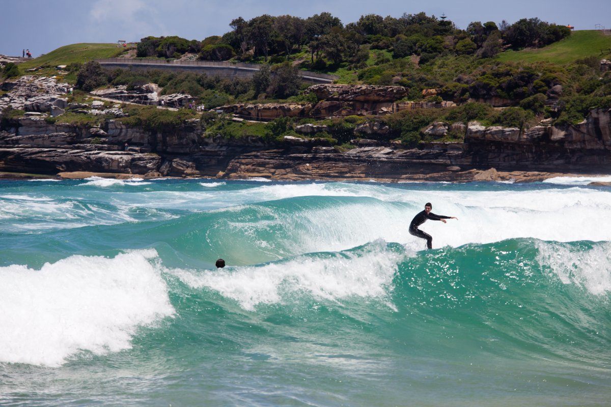 Bondi Beach Surfing