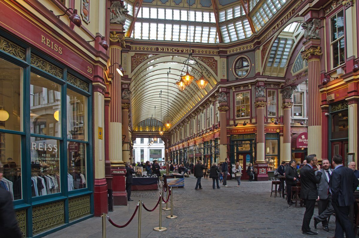 Leandenhall Market, Harry Potter destination for Diagon Alley