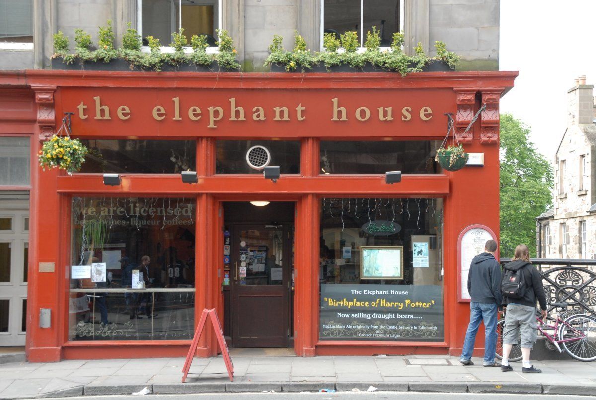 Elephant House, where JK Rowling wrote Harry Potter