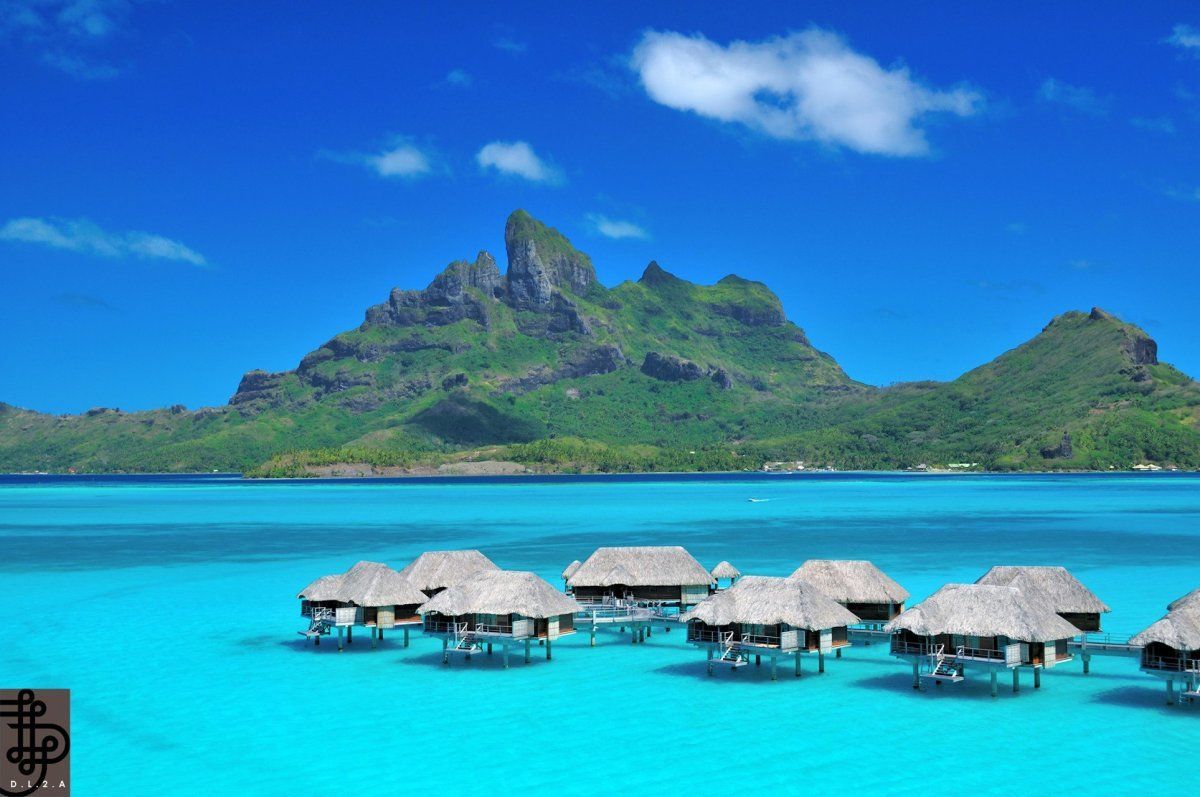 Alyssa Milano went to Bora Bora for an island honeymoon