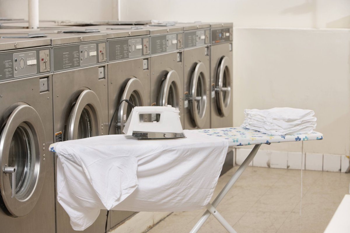Cruise ship laundry service commands a premium price