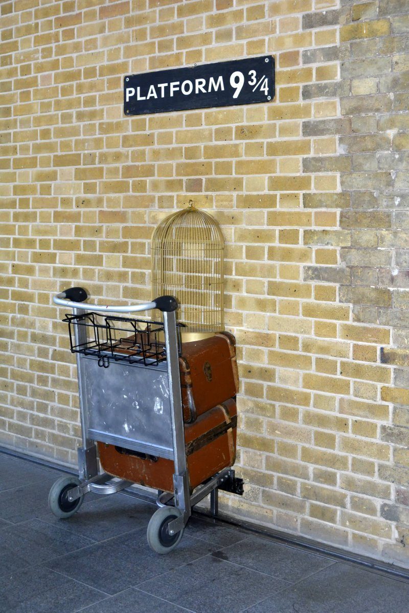 King's Cross, Harry Potter destination for Platform 9 3/4