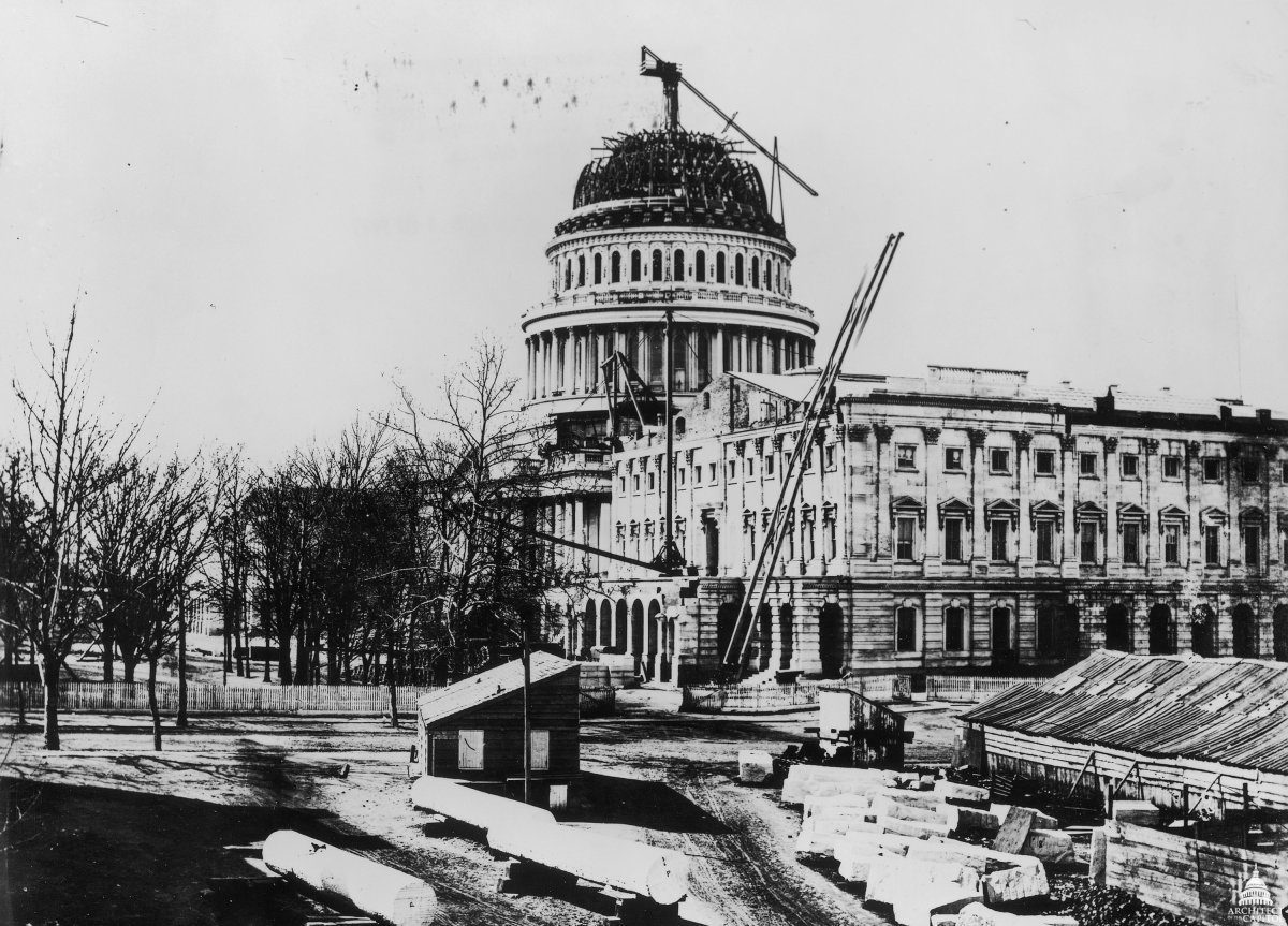 Building the US Capitol Dome in Washington DC