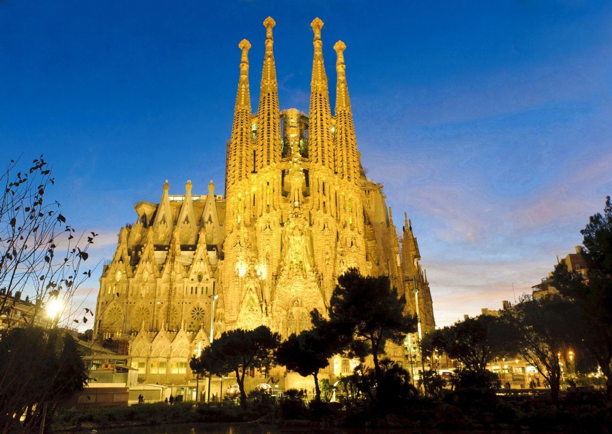 Gaudi's cathedral is still incomplete