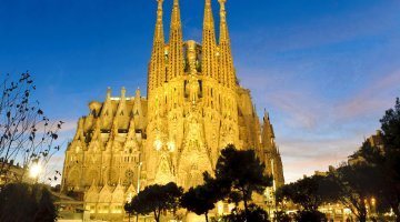 Gaudi's cathedral is still incomplete