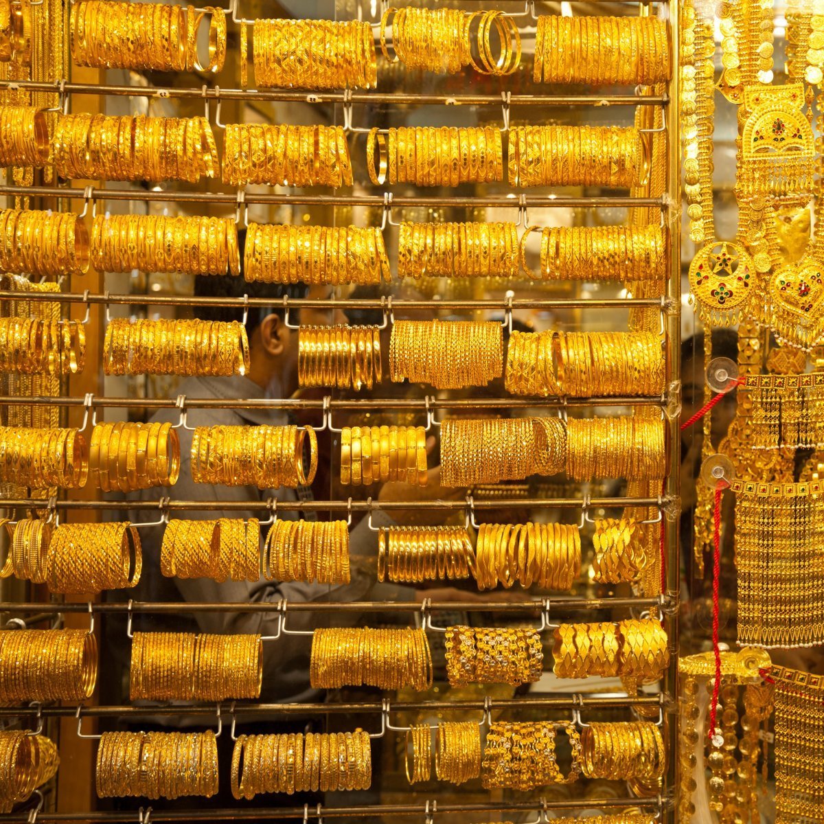 Haggle for bangles at Dubai's Old Gold Souk