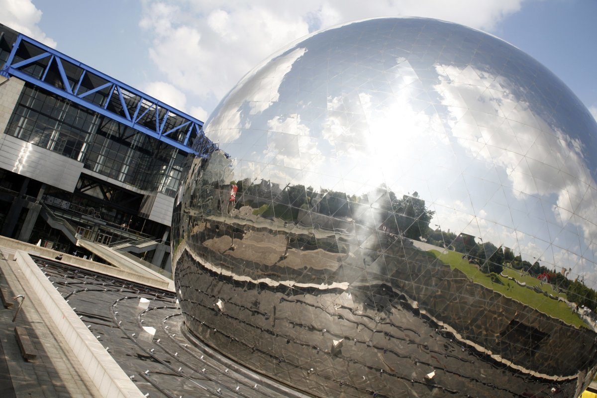 The Geode in Parc de la Villette (parks in Paris)
