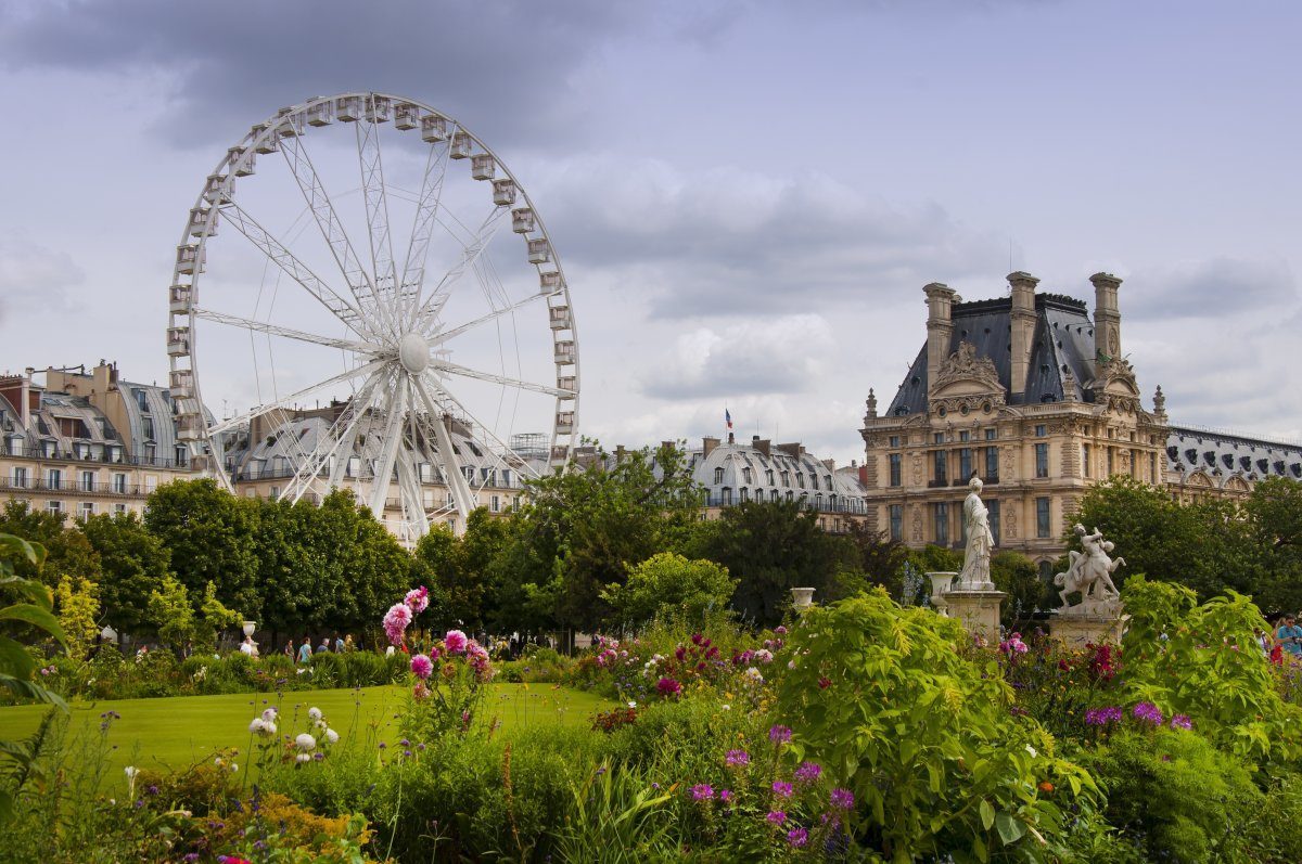 Ferris wheel at the Jardin de Tuileries (parks in Paris)