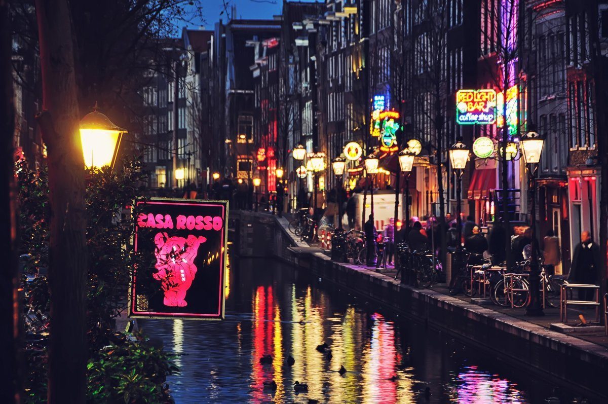 Red light fun in Amsterdam
