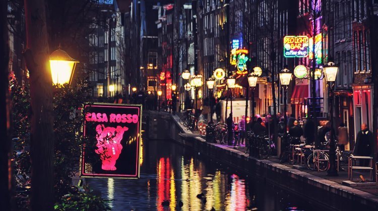 Red light fun in Amsterdam