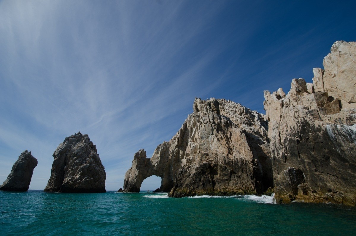 Recover from the party at Cabo's famed arch.