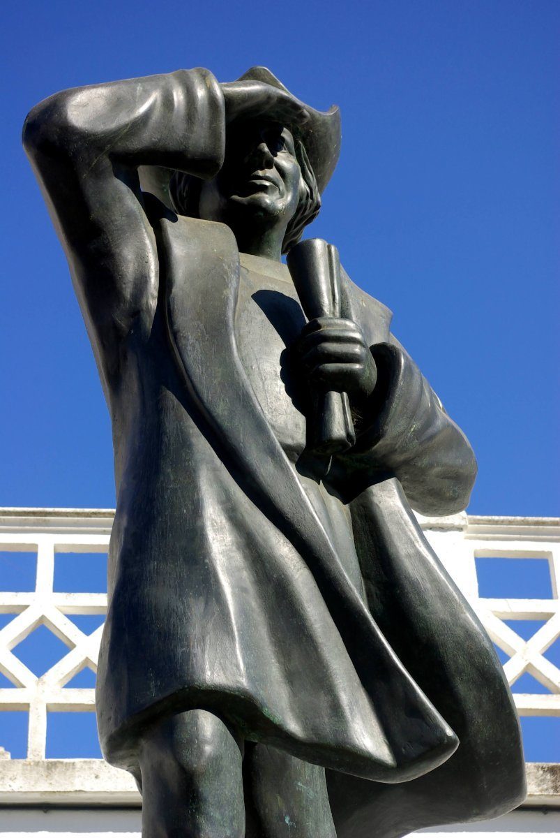 Statue of Christopher Columbus in Cuba.