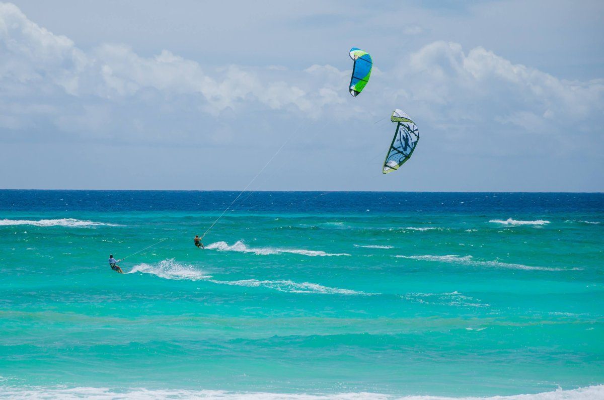 Kite Surfing in Barbados