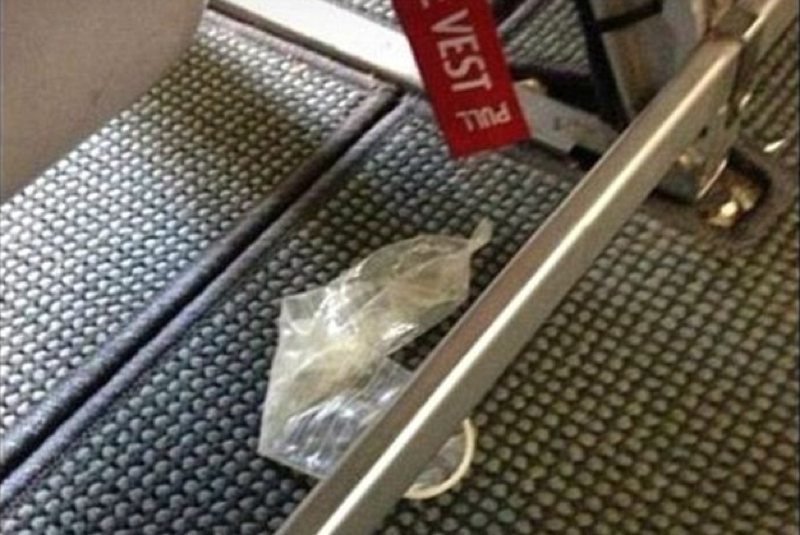 Condom Found on a Plane