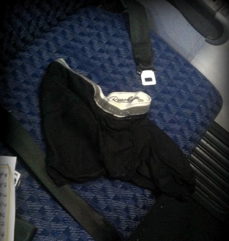 Underwear Left on Passenger's Seat