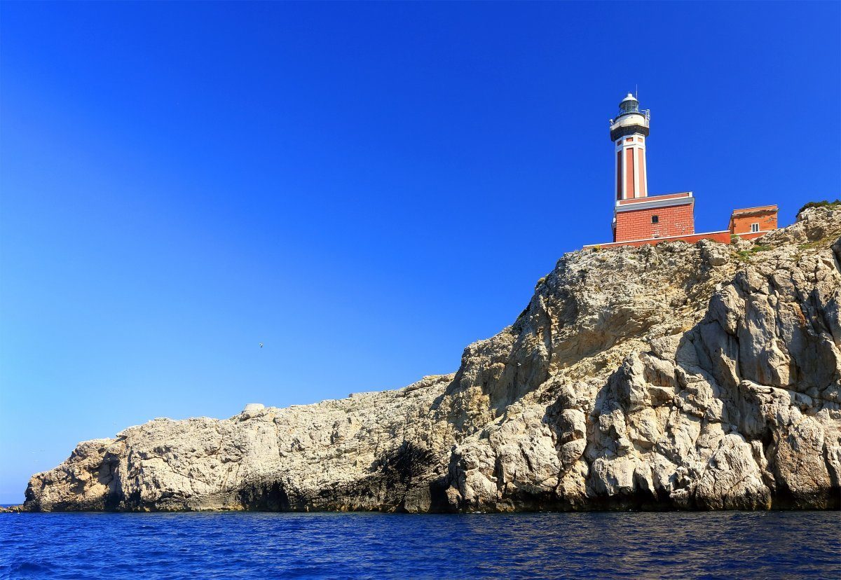 Farodi Punta Carena Lighthouse Isle of Capri