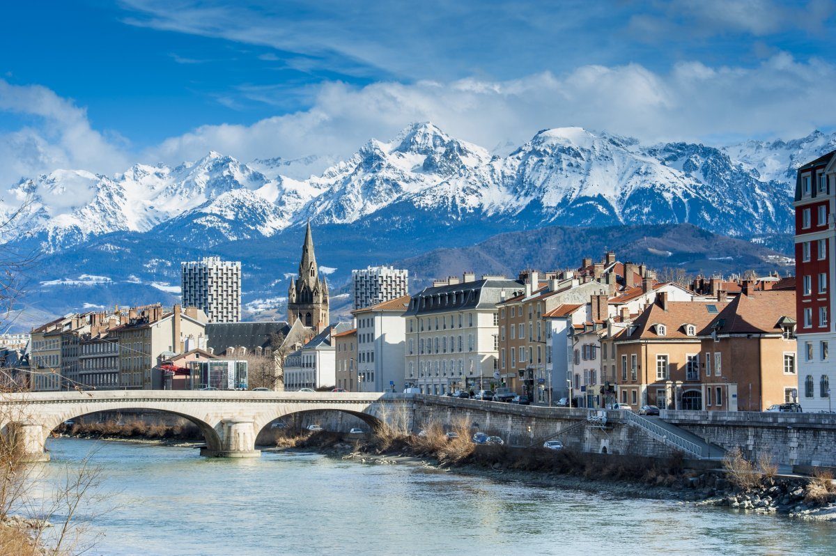 Grenoble beautiful cities in France
