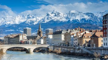 Grenoble beautiful cities in France