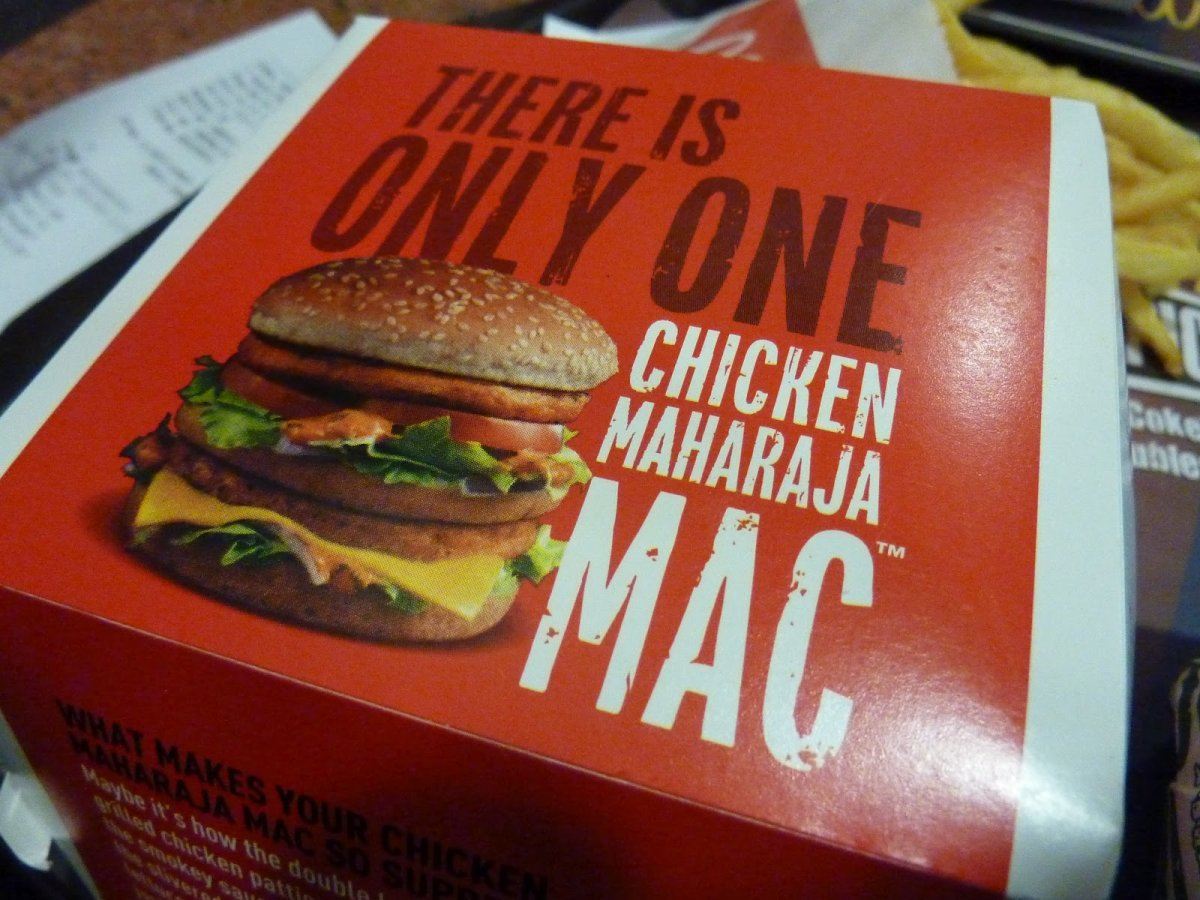 international McDonalds meals