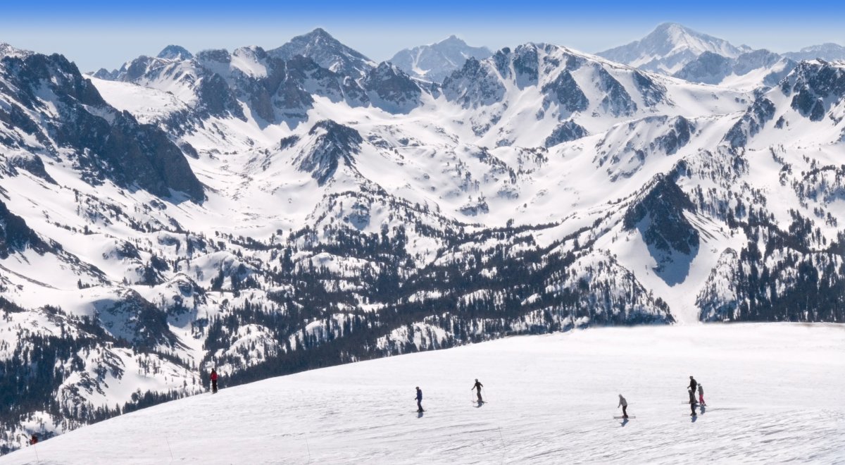 slopes for spring skiing