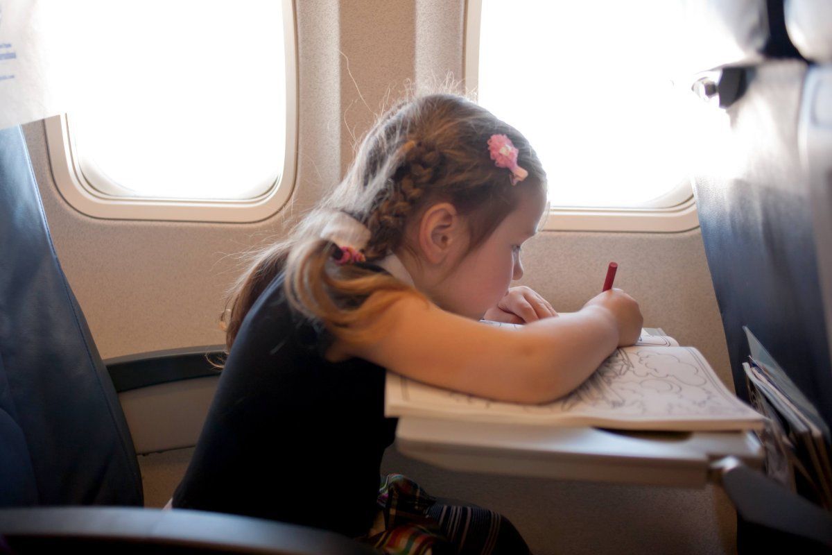 make airplane rides fun for kids