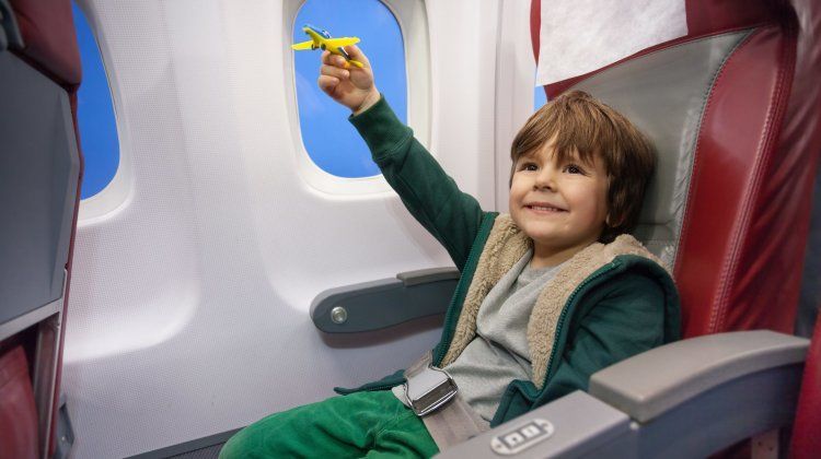 make airplane rides fun for kids