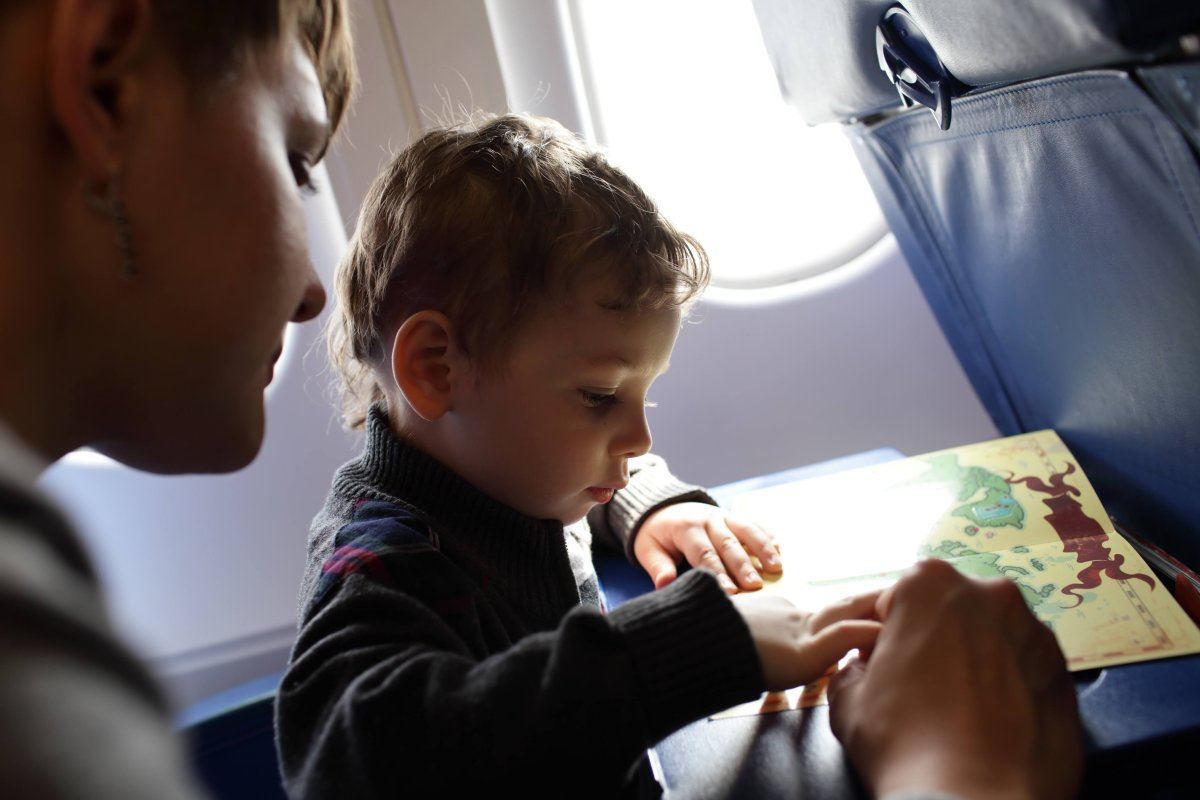 make airplane rides fun for kids