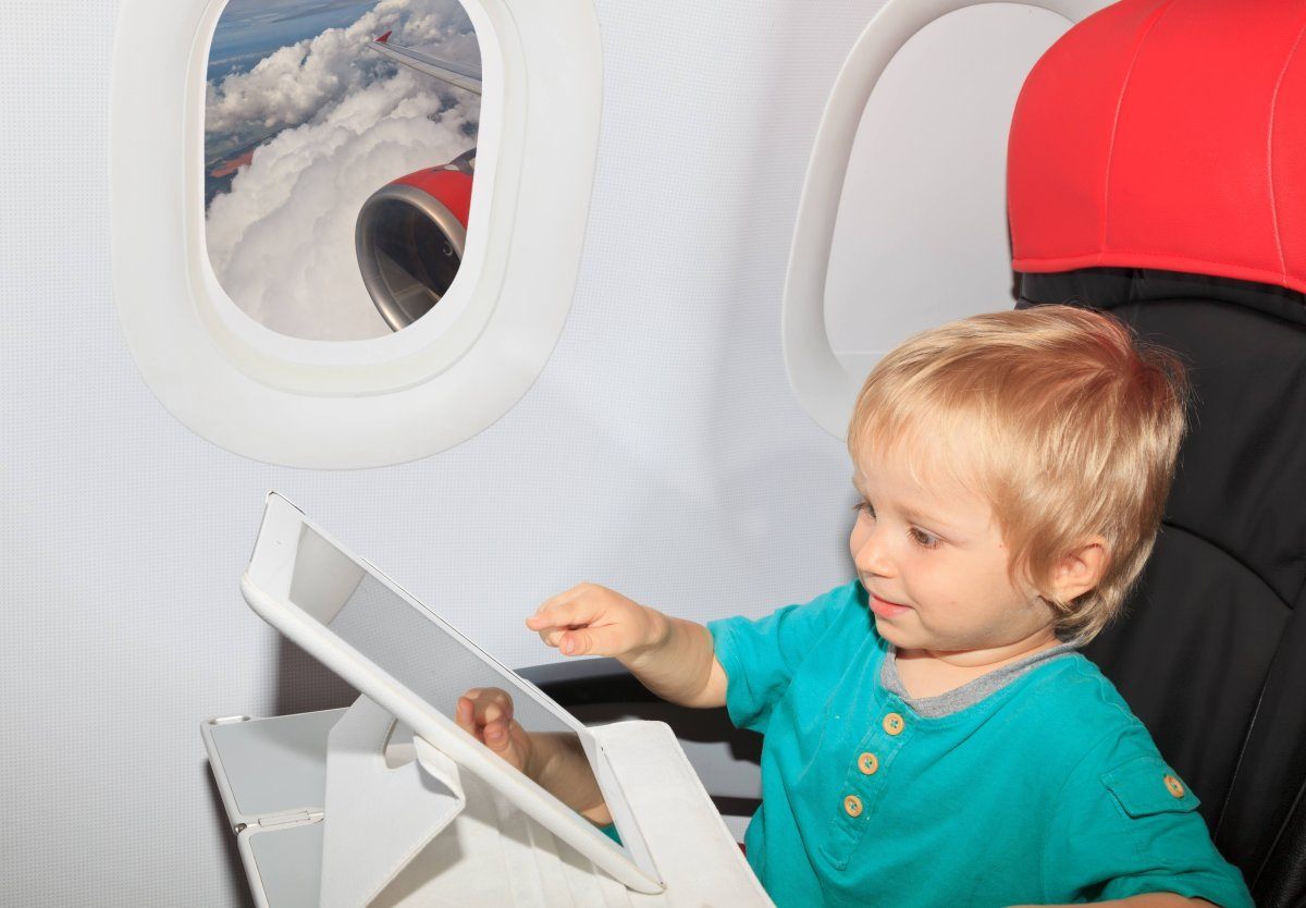 make airplane rides fun for kids