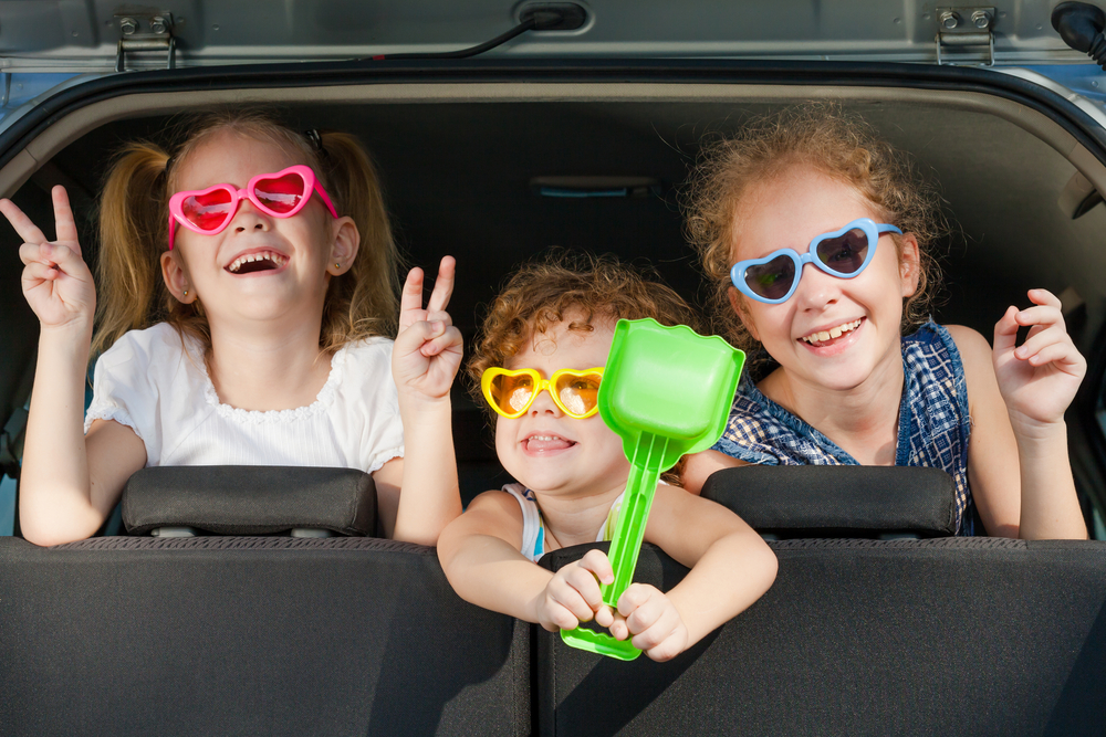 taking a road trip with kids