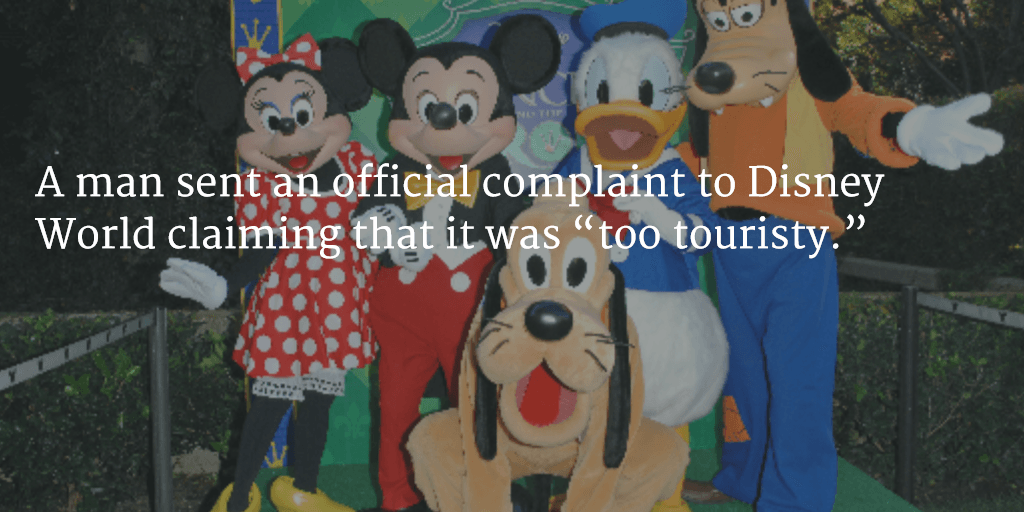 real tourist complaints
