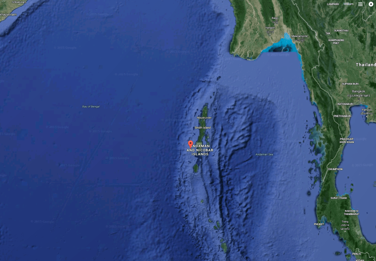 north sentinel island map north sentinel island map