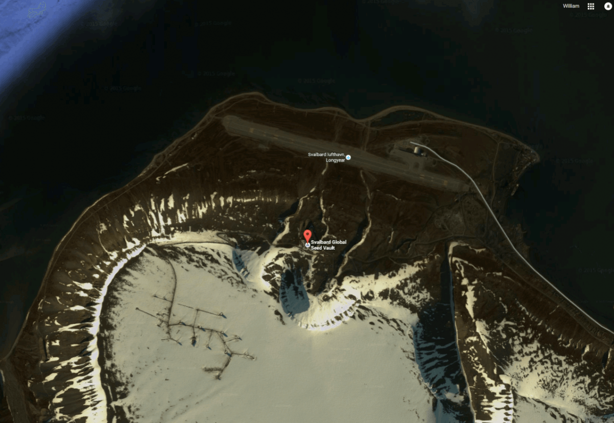 Svalbard-Global-Seed-Vault-Norway-Map