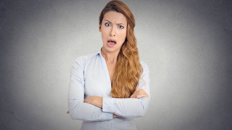 Pissed Of Angry Young Woman