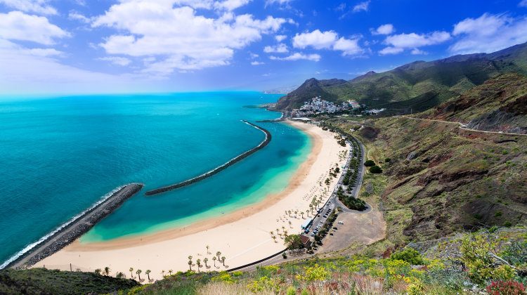 Playa De Las Teresitas, Tenerife, Canary Islands, Spain