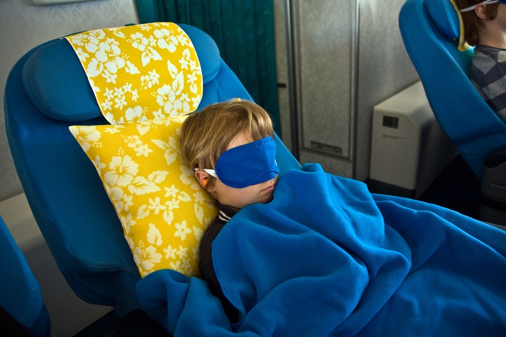 tested areas on an airplane