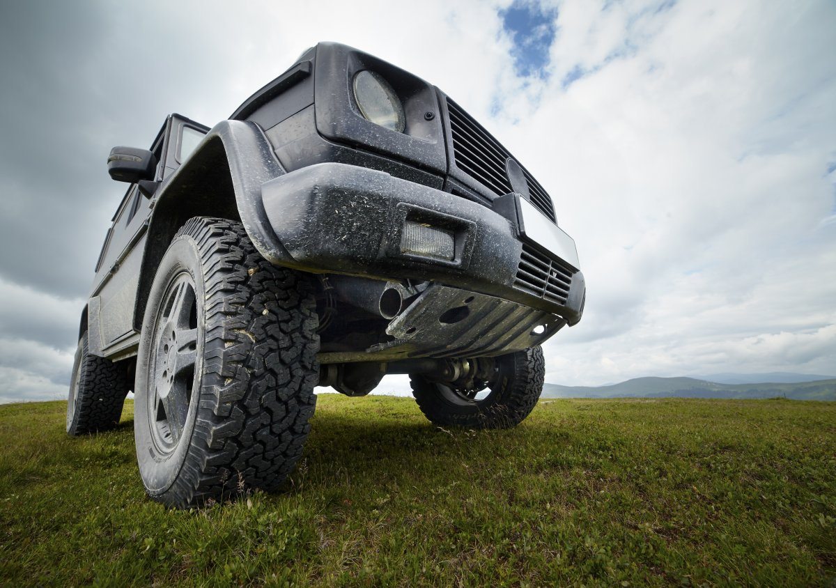 A Black Offroad All Terrain Vehicle