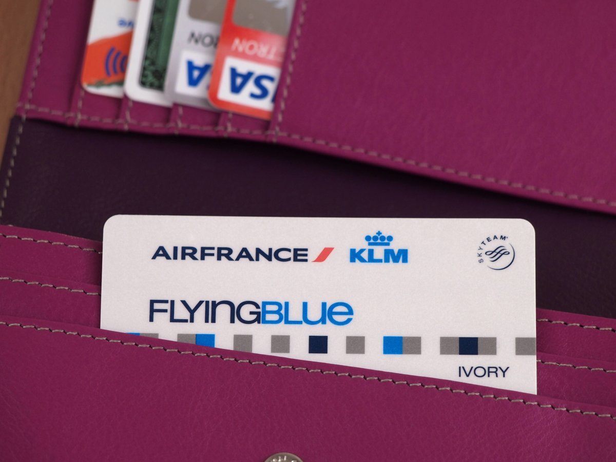 Klm Card In Wallet. Flying Blue, The Frequent Flyer Program