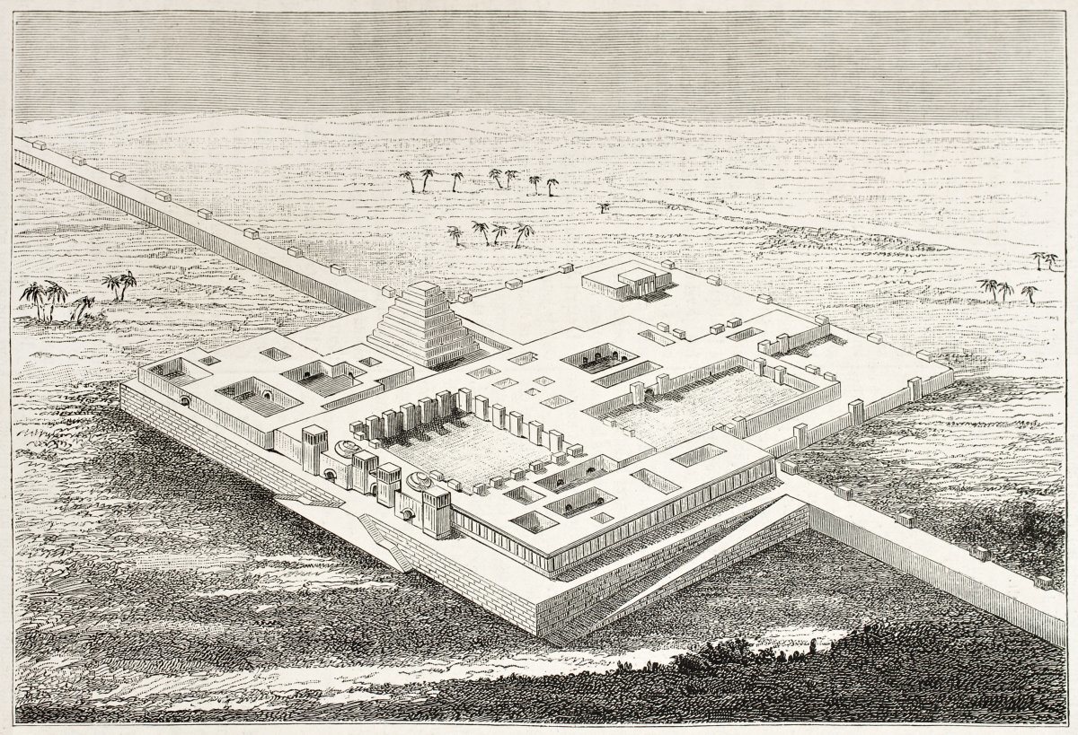 Palace Of Khorsabad Ruins